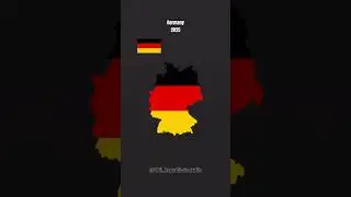 Germany Now vs Then🇩🇪 (1945) #germany #history #nowvsthen #flagmap