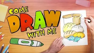 How to Draw Loaves and Fish | Come Learn with Me
