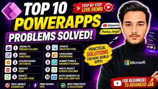 Top 10 PowerApps Errors Fixed | Patch, Gallery, ComboBox Problems Solved