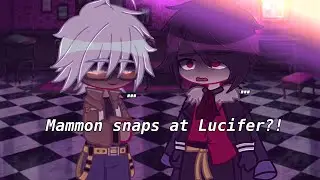 [ OBEY ME ] Mammon snaps at Lucifer || AU || Angst || TRIGGER WARNING. || READ DESC ||