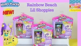 NEW Happy Places Rainbow Beach Lil Shoppies Packs Isla Hibiscus, Shoppie Isabell, Popsi Blue Shoppie