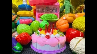ASMR cutting vegetables fruits and dessert toys
