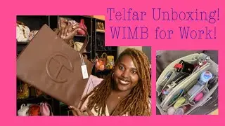 Telfar Medium Chocolate Unboxing ! Whats In My Work Bag ---thecompletedlook