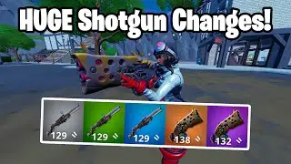 NEW Primal Shotgun Nerfs and Makeshift Shotgun Buffs! | Fortnite Update 16.10