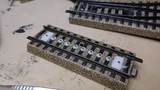 M-Gleise einschottern (Teil 1: Punktkontakte verschließen)