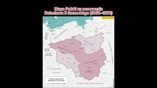 Mapa Polski w latach 1058-1079 #shorts #historia #ciekawostki #polska #poland #pl #litwa #viral