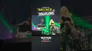 DACARA paints Download Festival GREEN after playing the Takeover! #metal #downloadfestival