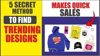 How to Source Trending Print on Demand Designs for FREE