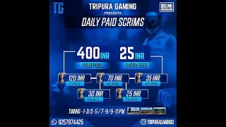 BGMI LIVE CUSTOM ROOM 7-9PM| 🤑BGMI PAID SCRIMS💸| 20 teams LOBBY 🔥 NORTHEAST BGMI✨9 november 2025