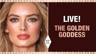🔴 LIVE Masterclass! 🔴 How to Get The Golden Goddess Makeup Look | Charlotte Tilbury