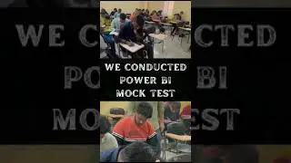 Besant Technologies | Rajajinagar Main Branch | We Conducted Power BI Mock Test