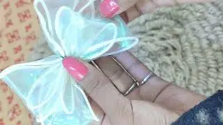 Issy step Organza ribbon  bow #priticraftycorner #diy #papercraft #craft 