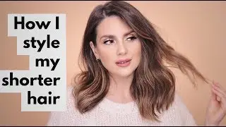 HOW I STYLE MY SHORTER HAIR | TUTORIAL |  ALI ANDREEA