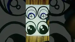 how to make easy googly eyes 👀 #googlyeyes #cuteeyes #shortsfeed #viral #easydrawing #easypainting