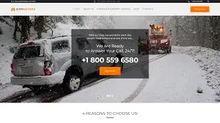Auto Towing Company WordPress Theme by RockThemes Website Template - 61226