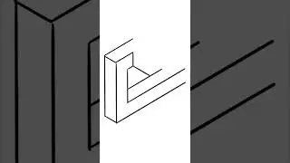 Impossible Shape Illusion Animation #impossible #opticalillusion #illusionart #penrose