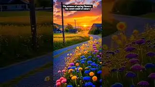 Greens and flowers: harmony of nature in the spring.Зелень и цветы: гармония природы весной.