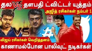 Valimai vs Master Twitter War - இந்திய அளவில் வலிமை முதலிடம் | Valimai | Master | AjithvsVijay