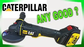 Обзор беспроводной угловой шлифовальной машины CAT / Caterpillar 18 В | DX31