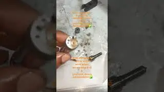 Water in diesel fuel line causing repeatedly injectors failure #car #garage #repair #injector #crdi