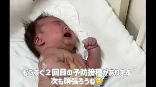 【生後2ヶ月】はじめての予防接種  2 months Baby's first vaccination shots