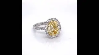 18kt white gold gia certified diamond ring
