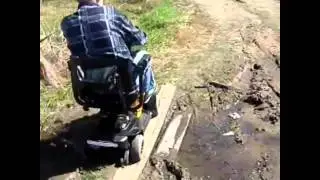 Кроха танк. Скутеры для инвалидов. Mobility scooter. Small tank.