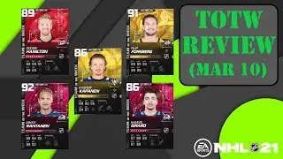TOTW (MAR 10) REVIEW | 92 OVR MIKKO RANTANEN, 91 OVR FILIP FORSBERG, 90 OVR MAX PACIORETTY | NHL 21