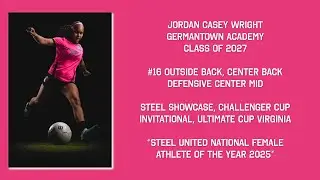 Jordan Wright's 2025 Highlight Reel 2 - Steel United PA 2007/08 Girls Elite
