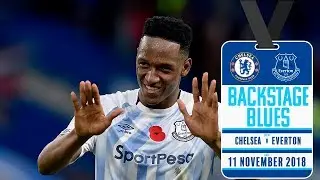 FAN GETS YERRY MINA'S SHIRT | BACKSTAGE BLUES: CHELSEA V EVERTON