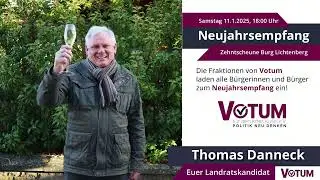 Einladung zum Neujahrsempfang |  Neujahrsgru&szlig; 2025  | Votum f&uuml;r den Kreis Kusel