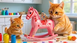 TiTi Cat Fell Sick When Harvest Strawberries Then Kitten Did Something Amazing To Take Care Her 🐾🌡️😿