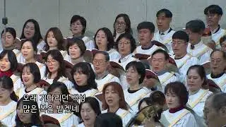 2025-12-14 (주일)ㅣ대구동신교회 찬양대ㅣ오랫동안 기다리던ㅣ호산나 찬양대
