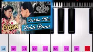 Dekha Hai Pehli Baar 🎹 | Casio Piano Dhun | Instrumental Keyboard Cover | Romantic Melody