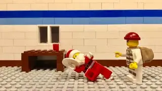 Clumsy Santa Claus 7 - Santa in action
