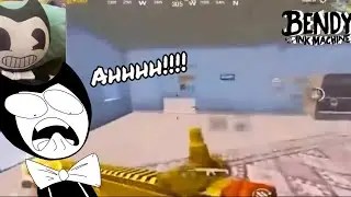 PS Short - Bendy getting scared [Perfectly Cut Scream]