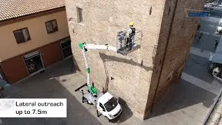 COMET OFFICINE - NEW EUROSKY 14/2/6 HQ JIB on PIAGGIO PORTER NP6