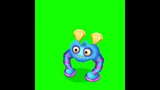Scups Pure Green Screen [Party Island] | My Singing Monsters Dawn of Fire