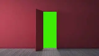 🚪 puerta se abre pantalla verde 🚪door opens green screen