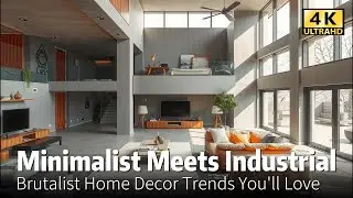 Minimalist Meets Industrial: Brutalist Home Decor Trends You&rsquo;ll Love