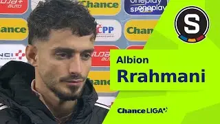 Albion Rrahmani po derby: Jsme zklamaní, byli jsme lepší ve všech situacích, atmosféra byla úžasná
