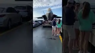 Jewel on a Ferry ✈️ #F22 #Shorts