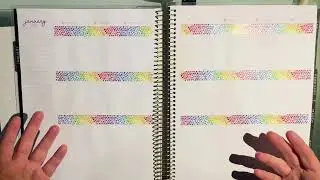 2021 - Plan with Me - Yearly Planner Flip Through