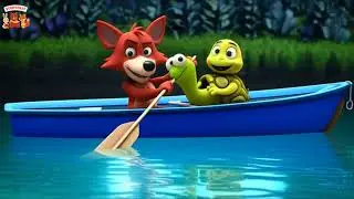 Freddy the Fox & Tilly the Turtle's River Adventure 🌊🌙- Read Aloud Story for Kids