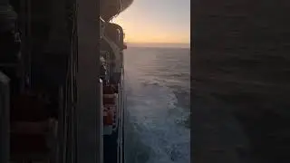 Rough Evening crossing on the Irish Sea #storm #irishsea #ferry