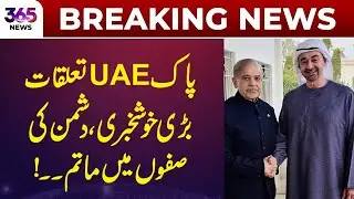 Pakistan-UAE Relations: Great News, Opponents in Dismay | 365 Plus
