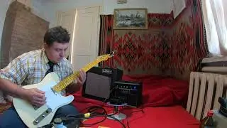 Электрогитара Maxwood Telecaster,  Philpro MS20 и комбик Kustom KG1