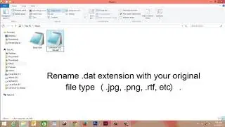How To Open  DAT File In Windows