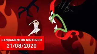 Lan&ccedil;amentos Nintendo Switch (21/08/2020) - Samurai Jack, PGA Tour 2K21, 4x4 Dirt Track e Mais!