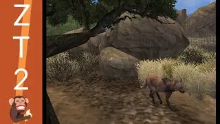 Maned Wolf Exhibit Speed Build - Zoo Tycoon 2